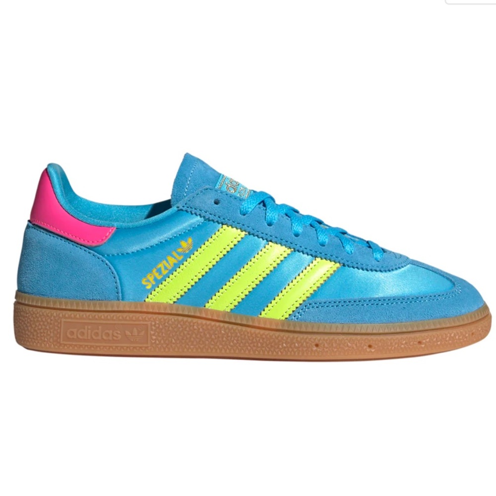 Adidas Handball Spezial "Sky Rush/Solar Yellow/Lucid Pink" Women's Shoe size 6 - Picture 11 of 11